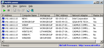 NetBScanner Screenshot